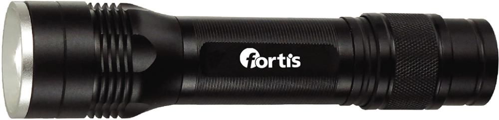 Перезаряжаемый светодиодный фонарик, FORTIS 4317784728508 (световой поток - 800/200 lm / продолжительность освещения - 3/10 h / диапазон - 250 m / Ø - 37 мм / длина - 167 мм)