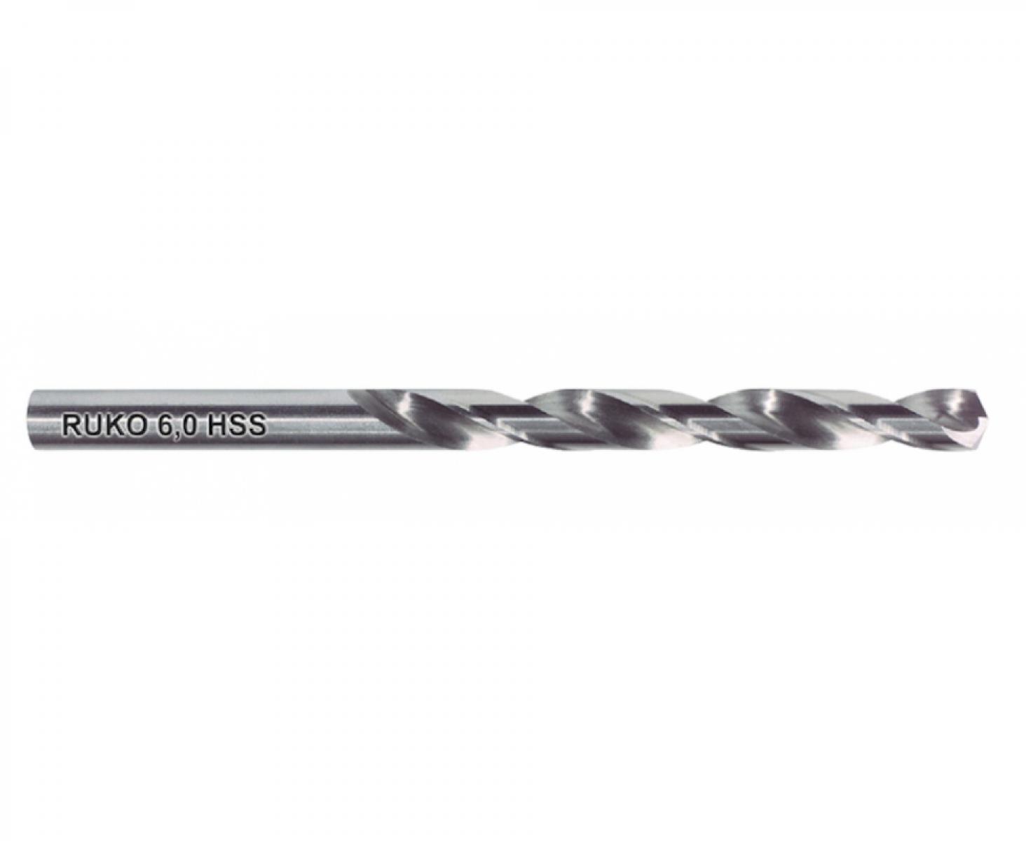 Сверло по металлу шлифованное Ruko HSS-G 1,0 х 34 мм 214010 (10 шт)