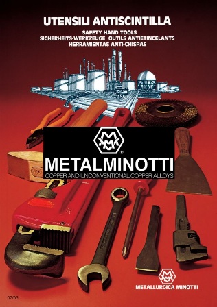 Ключ рожковый искробезопасный 14x17 мм, серия 001 MetalMinotti 001-1417